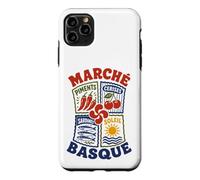 Pays Basque Marché Gastronomie Symboles Basques Lauburu Coque pour iPhone 11 Pro Max