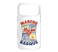 Pays Basque Marché Gastronomie Symboles Basques Lauburu Coque pour iPhone 17 Pro Max