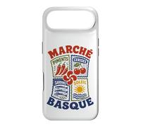 Pays Basque Marché Gastronomie Symboles Basques Lauburu Coque pour iPhone Air