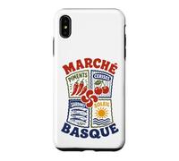 Pays Basque Marché Gastronomie Symboles Basques Lauburu Coque pour iPhone XS Max