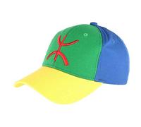 PAYS Casquette berbere Drapeau Bleu Vert Jaune amazigh - Mixte