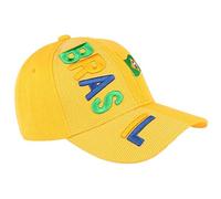 PAYS Casquette Bresil Jaune Verte et Bleu Drapeau Bresilien - Mixte