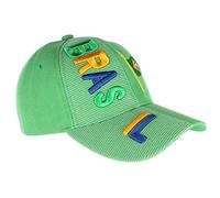 PAYS Casquette Bresil Verte et Jaune Drapeau Bresilien - Mixte