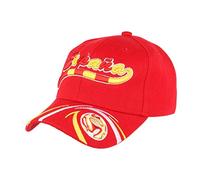 PAYS Casquette Espagne Football Rouge Jaune Blanche - Mixte