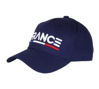 PAYS Casquette France Bleu Blanc Rouge Drapeau Tricolore Classe - Taille Unique - Bleu