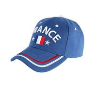 PAYS Casquette France Etoiles Bleu Blanc Rouge Baseball Foot Tricolore - Mixte
