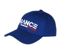 PAYS Casquette France Tricolore Drapeau Bleu Blanc Rouge Classe - Taille Unique - Bleu
