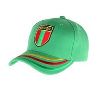 PAYS Casquette Portugal Verte Blason Jaune et Rouge Portugais - Mixte