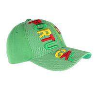 PAYS Casquette Portugal Verte Jaune et Rouge Drapeau Portugais - Mixte