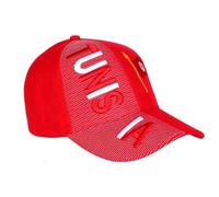 PAYS Casquette Tunisie Rouge et Blanche Drapeau Tunisien - Taille Unique - Rouge