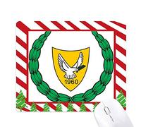 pays chypre emblème national tapis de souris canne de noël du tapis.