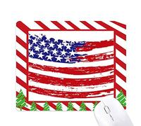 Pays d'amérique - Stars and Stripes Drapeau Tapis de Souris Canne de noël du Tapis.