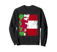 Pays de Galles Pérou Demi Drapeau du Pérou Patrimoine Péruvien Sweatshirt