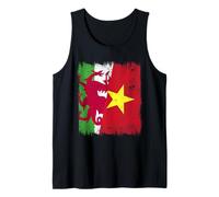 Pays de Galles Vietnam Demi Drapeau Gallois Histoire vietnamienne Débardeur
