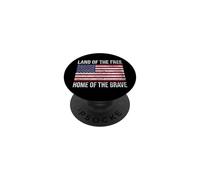 Pays DE LA Patrie Libre des Braves, Drapeau AMÉRICAIN, HYMNE National PopSockets PopGrip Adhésif