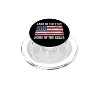 Pays DE LA Patrie Libre des Braves, Drapeau AMÉRICAIN, HYMNE National PopSockets PopGrip pour MagSafe