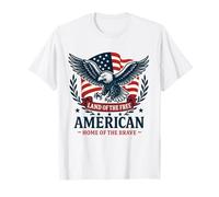 Pays de l'Amérique libre_La patrie du brave_American Eagle T-Shirt