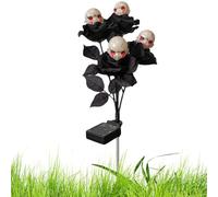 Pays De Paysage Solaire Lumières Fantômes - Marques De Chemin D'Halloween, 4 Branches De Ghost Garden Stakes | Piles De Jardin Lumineux Pour La Terrasse De Pelouse De La Cour Ou Les Arbres, Résis