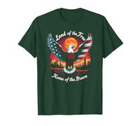 Pays de Plein air, Maison des Courageux T-Shirt, Homme, Vert Forêt, 3XL
