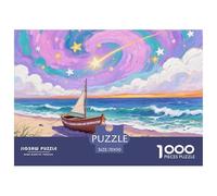 Pays des Contes de fées Puzzle 1000 pièces Ciel Merveilleux - Activité DIY Artistique, Défi Cérébral, Poster Inclus Et Emballage Cadeau Premium, 70x50cm/1000pcs