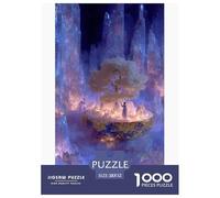 Pays des Merveilles de Cristal Puzzle 3D en Papier 52x38cm/1000pcs, - Jeux Éducatifs & Relaxants, Décoration Unique, Cadeau pour Adultes/Enfants