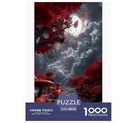 Pays des Merveilles Forêt Puzzles 1000 Pièces Jeu De Défi Jouet Adultes Et Enfants Champignons Jeu De Puzzle Plaisir De Famille Développement Mental Cadeau Décoration Maison 38x26cm/1000pcs