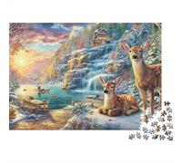 Pays des Merveilles hivernaux Puzzle De 1000 Pièces Puzzle hautement jouable Éducatif Et De Défi pour Enfants Et Adultes 70x50cm/1000pcs
