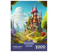 Pays des Merveilles Puzzle 1000 Pièces Cadeau Unique Jeu Éduchatif Défi Jouet À De Qualité Supérieure Peinture Art pour Adultes Et Enfants À Partir De 12 Ans 70x50cm/1000pcs