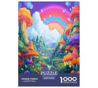 Pays des Merveilles Puzzle 1000 Pièces Educa Jouet en Bois Jeu D'Intelligence Décoration Intérieure Jeu Éduchatif Challenge Toy Adultes Et Enfants À Partir De 14 Ans 70x50cm/1000pcs
