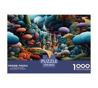 Pays des merveillesPuzzles Magic Château1000 Pieces for Adults Colorful Puzzle Ball Challenging Family Activity Games DIY Home Wall Decor Gift 38x26cm/1000pcs