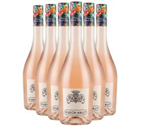 Pays d'Oc Chill - Low Alcool 9.5% - Rosé 2025 - Château Puech Haut - Vin Rosé du Languedoc - Roussillon (6x75cl)