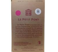 Pays d'oc réserve rosé 12,5%, "le petit pont", BIB 10 litres avec robinet de distribution.