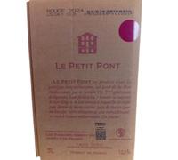 Pays d'oc reserve rouge 12,5%, "le petit pont", 5 litres.