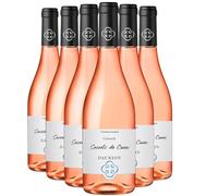 Pays d'Oc Secrets de Caux Cinsault - Rosé 2024 - Daurion - Vin Rosé du Languedoc - Roussillon (6x75cl) BIO
