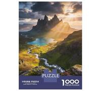 Paysage 1000 Pièces Puzzle Carton Hautes Terres d'Écosse Puzzle De Haute Qualité Puzzle pour Adultes Puzzle Éducatif Puzzle Familial pour Cadeau 70x50cm/1000pcs