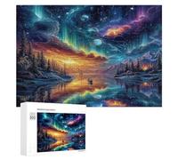 Paysage Artistique Puzzle 300 Pièces Jeu D'Intelligence 3D Imaginer l'espace Jouet Qualité Supérieure pour Famille Divertissement Créatif Cadeau De Fête Décoration 300 PCS