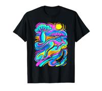 Paysage Australien Kangourou Look 80s Aussie T-Shirt Graphique avec Valeur
