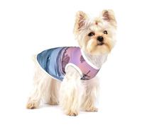 Paysage avec un moulin à vent traditionnel pour chien, vêtements pour animaux de compagnie, t-shirt en coton sans manches, doux et respirant pour petit animal de compagnie