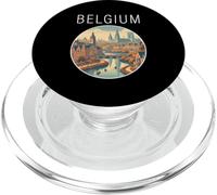 Paysage Belge Art Déco PopSockets PopGrip pour MagSafe