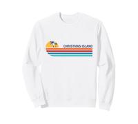 Paysage coloré de l'île Christmas Sweatshirt