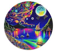 Paysage côtier 1000 Pièces Puzzle pour Adultes Jeux Éduchatifs Puzzle Anti-Stress Entraîner La Mémoire du Cerveau pour Adultes Et Enfants De 14 Ans Et Plus 1000pcs (67.5x67.5cm)