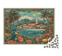 Paysage côtier de Rio de Janeiro, éléments de Carnaval | pour Adultes || 70x50cm/1000pcs Puzzles Jeux Éducatifs Puzzles De Décoration Intérieure