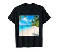 Paysage côtier Turquoise Plage Tropicale littorale T-Shirt