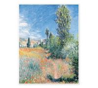 Paysage dans l'île Saint-Martin Poster de Claude Monet 50 x 70 cm Tableaux Décoration murale
