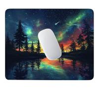 paysage d'aurore boréale Tapis de Souris Petit Format 26 x 21 cm V-447