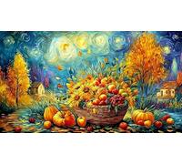 Paysage d'automne avec Arbres et rivière Puzzle 1000 pièces en Papier recyclé - Jeu éduchatiF & Détente Activité à Domicile pour Adultes 75x50/1000pcs