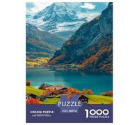 Paysage d'automne Puzzle 1000 Pièces Educa Jouet Jeu D'Intelligence Décoration Intérieure Intéressant Jeu Éduchatif Challenge Toy Adultes & Enfants des 14 Ans 52x38cm/1000pcs