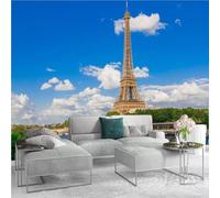 Paysage De Bâtiment De Tour De Ville 500(W)X350(H)Cm 3D Wall Murals Bedroom Large Wallpapers Living Room Peel And Stick Photos Auto-Adhésives Salle À Manger Décor À La Maison Affiches Murales -7447214