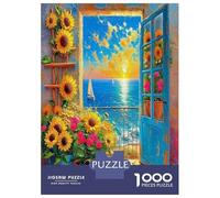 Paysage de Bord de mer 1000 Pièces Pack Puzzle Puzzle Carton Extra-épais - Collectionneurs’ Favorite, Détente, Pause Bureau Voyage Et Fêtes 38x26cm/1000pcs