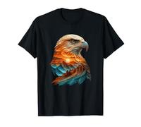 Paysage de Coucher de Soleil du désert de Majestic Hawk T-Shirt
